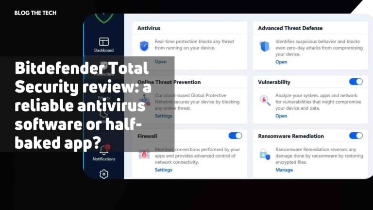 Bitdefender Total Security review: a reliable antivirus software or half-baked app?