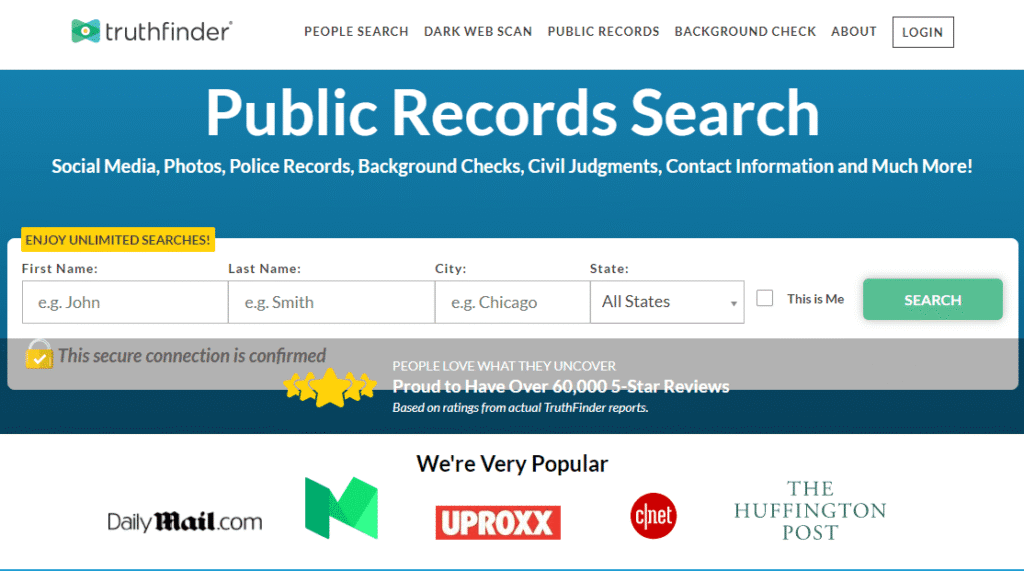 How do I find out someone’s criminal records with TruthFinder?