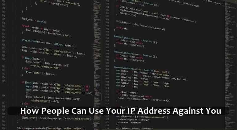 How People Can Use Your IP Address Against You