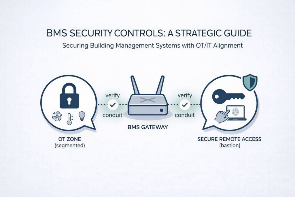 Building Management System (BMS) cybersecurity: practical hardening for real buildings (2026)